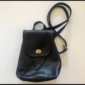 Coach Black Cornelia Mini Backpack Vintage ‘90s